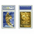 1996-97 KOBE BRYANT SKYBOX EX-2000 23K GOLD ROOKIE BLUE! GRADE GEM MINT 10+BONUS