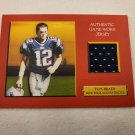 2006 TOPPS TURKEY RED TOM BRADY GAME WORN JERSEY PATCH CARD 244/299+BONUS BRADY
