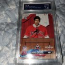 2018 TOPPS OPENING DAY SHOHEI OHTANI BASEBALL CARD GRADE GEM MINT 10+FREE OHTANI