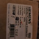 SIEMENS #42EF35AJ CONTACTOR RELAY  24 VOLT 60-75 AMP 3 POLE