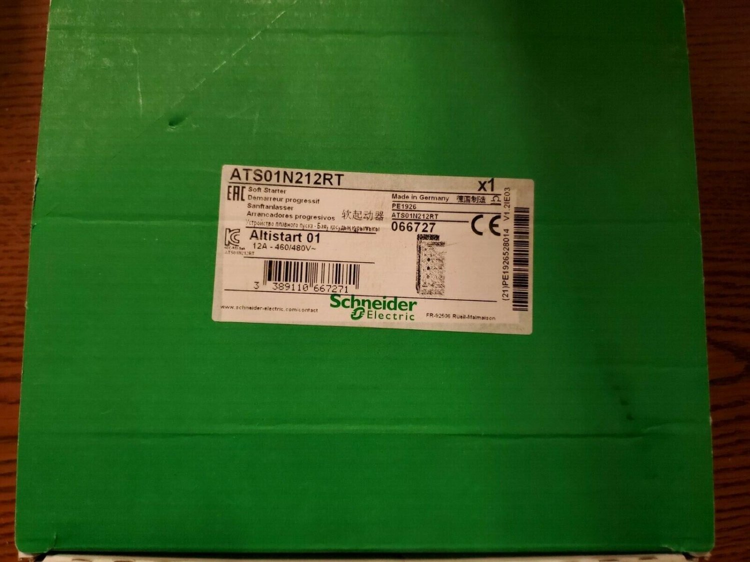 SCHNEIDER ELECTRIC ATS01N212RT / ATS01N212RT (BRAND NEW) SOFT STARTER