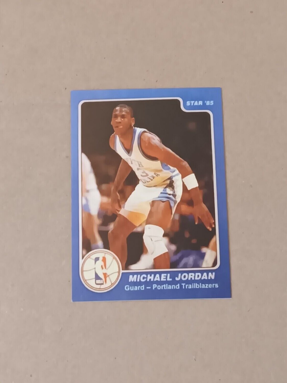 1985 MICHAEL JORDAN RC ERROR CARD STAR GUARD Portland Trailblazers #3  RARE