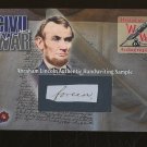 2022 Historic Autographs Civil War Abraham Lincoln Authentic Handwriting Sample