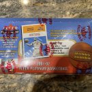 2001-02 FLEER PLATINUM BASKETBALL CARD HOBBY JUMBO PACK AUTOS JORDAN ANNV.ROOKIE
