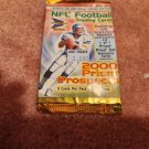2000 PACIFIC PRIZM PROSPECT FOOTBALL CARD PACK-BRADY ROOKIE AUTOJERSEY+FREE CARD