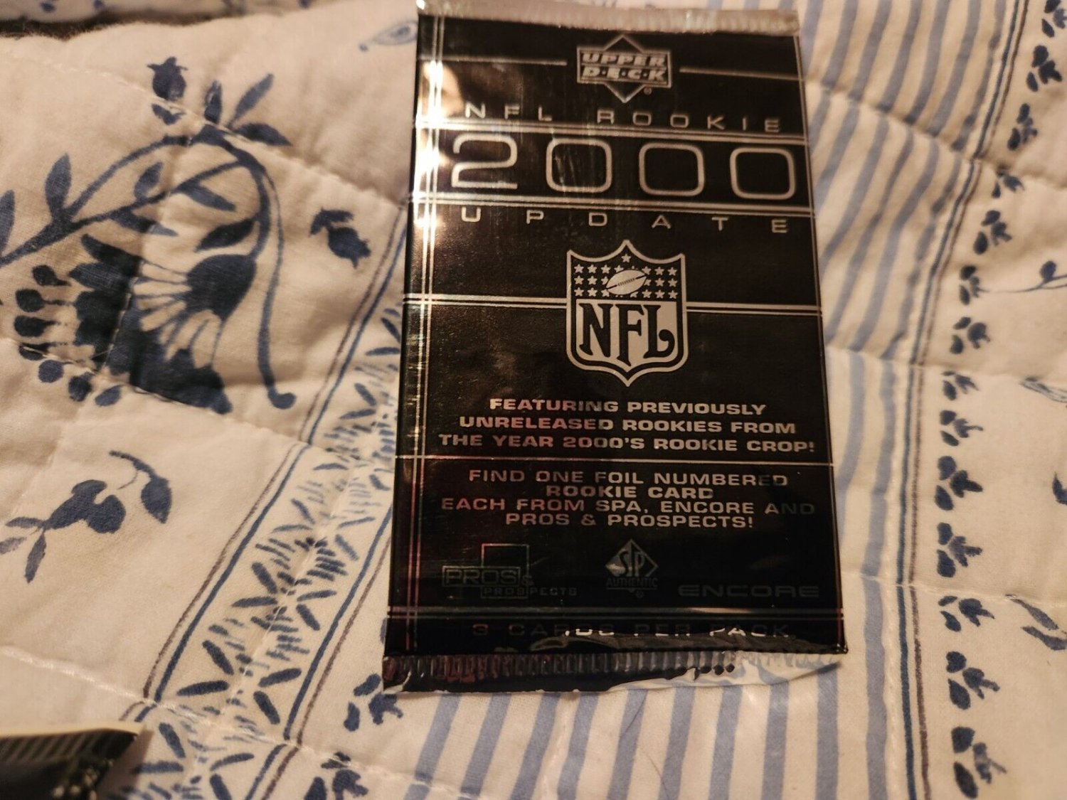 2000 UPPER DECK UPDATE RARE FOOTBALL  CARD PACK POS ROOKIES +FREE BRADY CARD