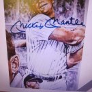 MICKEY MANTLE “The Mick” AUTOGRAPHED 8x10 BASEBALL PORTRAIT NO COA