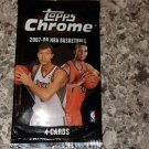 2007-08 TOPPS CHROME BASKETBALL CARD PACK ROOKIES-LEBRON-KOBE AUTOS-REFRACTORS $