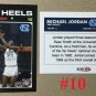 1989 MICHAEL JORDAN NORTH CAROLINA 1ST COLLEGE ROOKIE CARD GRADED MINT 10+BONUS