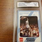 1989 MICHAEL JORDAN N.CAROLINA.GEM MINT 10 BASKETBALL CARD+FREE WHITE STAR CARD$