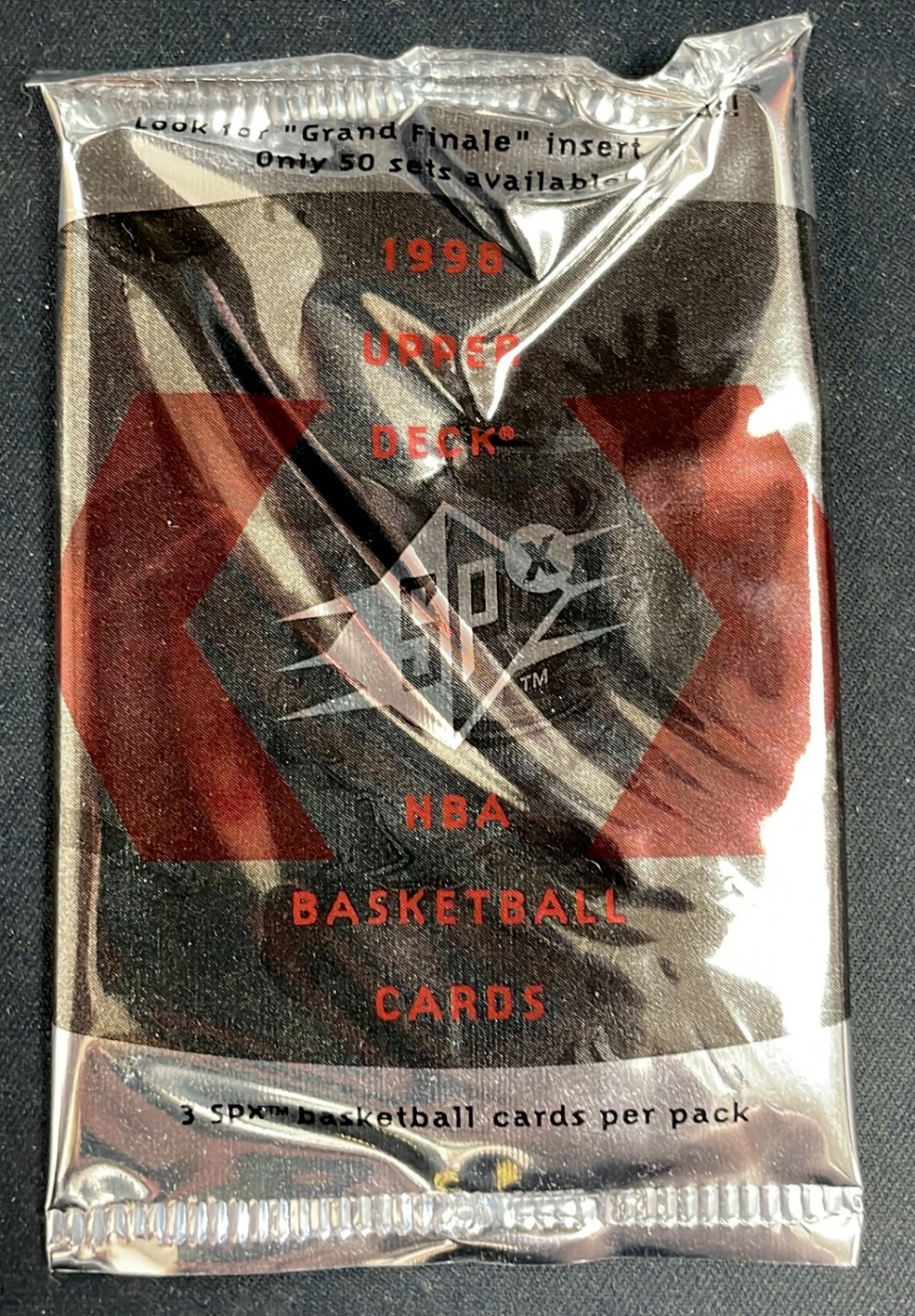 1997-98 UPPER DECK SPX BASKETBALL CARD RARE PACK-KOBE-JORDAN DIE CUT GOLD CARD?