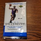 2000-01 UPPER DECK RESERVE BASKETBALL CARD PACK-KOBE BRYANT-JORDAN  RELIC AUTOS?