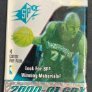 2000-01 UPPER DECK SPX BASKETBALL CARD RARE PACK-KOBE-JORDAN DIE CUT GOLD CARD?