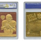 2001 TOM BRADY GOLD DRAFT PICK FOOTBALL CARD GRADED MINT+ FREE BRADY CARD