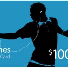 $100 Itunes gift card