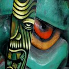 TATTOO Leather Guitar strap TIKI shag hawaii tiki bar hula retro juxtapoz trend