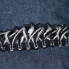 VINTAGE ITALIAN Designer border trim 3 yds metalic MOD