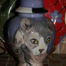 Custom Pet urn for ashes Cat CATS cremation urn Med memorial SPHYNX hairless cat