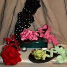 Rockabilly pin up green and white polka dot sandals 7