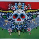 Ltd. Ed s/n Tattoo Day of the Dead PRINT Skull 8x10