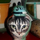 Custom SMALL Pet urn for CAT ashes Tabby domestic PETS Cats ALL breeds Any pet