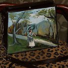 TATTOO handbag purse MATISSE pocketbook painting RARE~