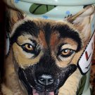 Tattoo DOG CANISTER Shepherd LARGE Cookie Jar any breed