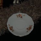 Vintage BAVARIA Mitterteich 2 Saucers NORWAY ROSE