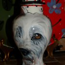Custom ceramic Pet urn for ashes scotty dog urn small pet memorial sm jar ash