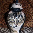 Custom ceramic Pet urn 4 ashes DOG Cat cremation urn SMALL pets burial funerary
