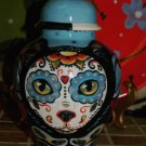 Custom DAY of the DEAD SMALL Pet urn for CAT ashes PETS Cats ALL animals DOD