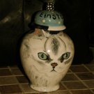 Custom SMALL Pet urn 4 white CAT ashes PETS Cats persian long hair OR ALL breeds