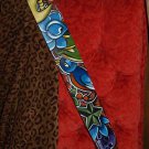 TATTOO Leather Guitar strap Nautical star sparrow skull