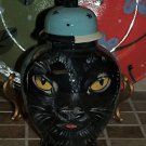 Custom Memorial urns CERAMIC SMALL Pet urn black CAT ashes ash Cats cremation