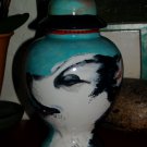 Custom Portrait MEMORIAL Pet URN DOG hound cremation ASH Howling HUSKY urn RARE