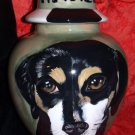 Custom ceramic memorial Pet URN DOG cremation all types of breeds Unique medium