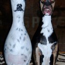 Hand PAINTED Bowling Pin dog portrait ANY BREED ANY pet