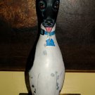 Custom Hand PAINTED Bowling Pin dog portrait of ANY BREED rat terrier Dogs cats
