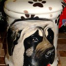 Custom Pet DOG mastiff bull cremation urn all breed types portrait jar