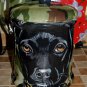 Custom memorial Pet DOG black lab cremation urn all breed types portrait jar