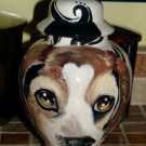 Custom Portrait MEMORIAL Pet URN DOG any breed cremation ASHES burial beagle