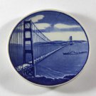 1939 ROYAL COPENHAGEN WORLDS FAIR SAN FRANCISCO EXPO SOUVENIR GOLDEN GATE BRIDGE
