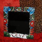 TATTOO mirror sailor Roses Sparrow LOVE Banner EYE RaRe
