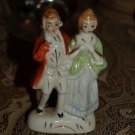 Antique Colonial couple FIGURINE made in JAPAN VINTAGE