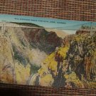 1943 Vintage linen style POSTCARD Colorado Royal Gorge