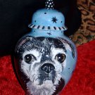 Custom Pet urn for ashes PUG DOG cremation urns SMALL