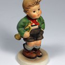 Vintage M J Hummel Figurine Trumpet Boy w/Horn W Germany old chip school boy