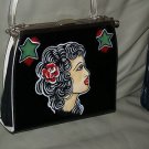 VintageTATTOO handbag purse sailor Gypsy PROFILE Pin up