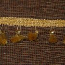 VINTAGE trim 6 Yards CREAM tassle fringe 35 years old