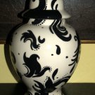Custom Pet URN 4 your DOG cremation ANY BREED PERSONALIZE Ceramic damask UNIQUE